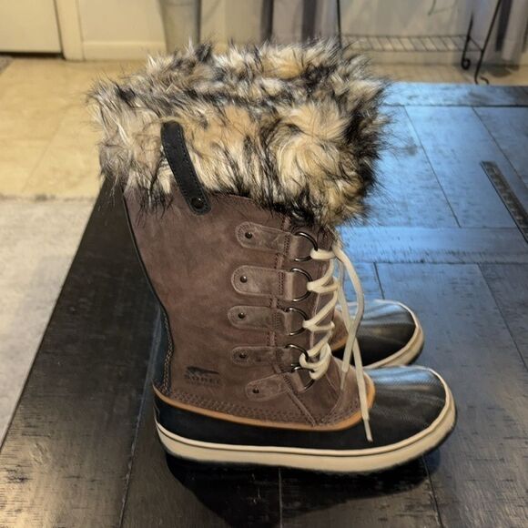 Sorel Joan of Arctic Snow Winter Boots Women’s US Size 10.5 Faux Fur Shoes​​​​​​ - Picture 3 of 12